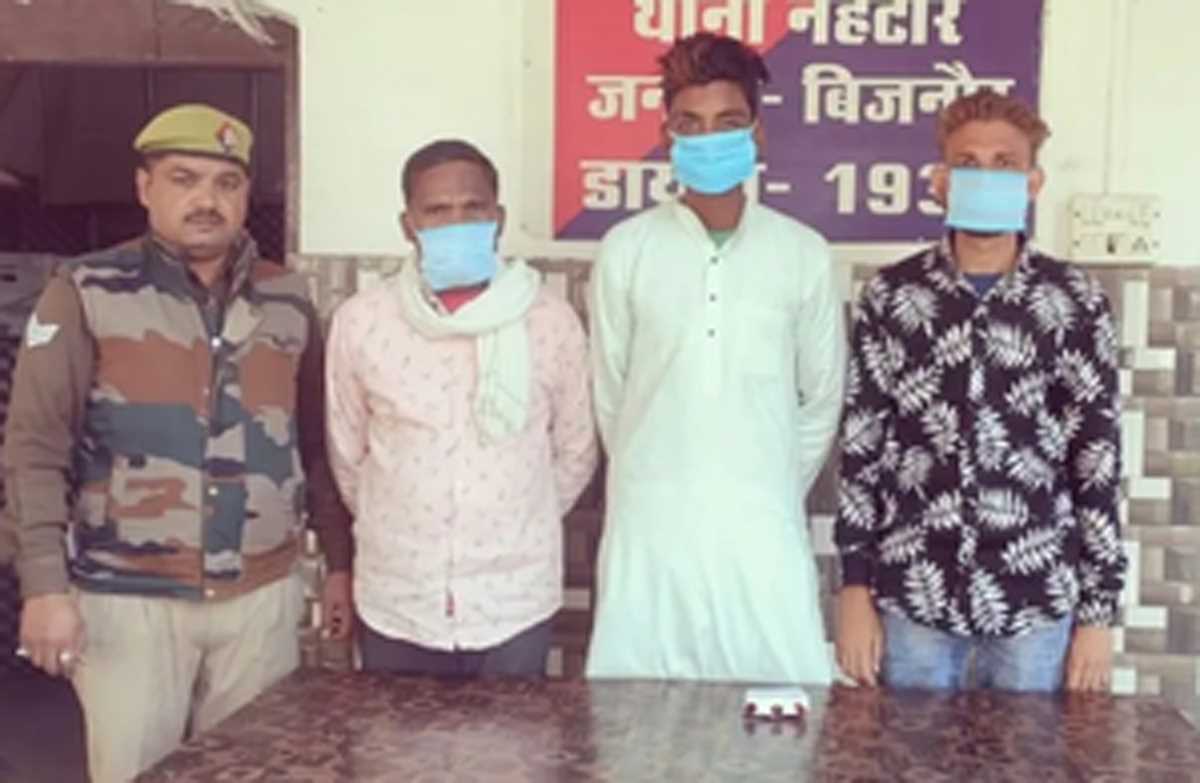 बिजनौर में जुआ रैकेट का पर्दाफाश, तीन आरोपी गिरफ्तार